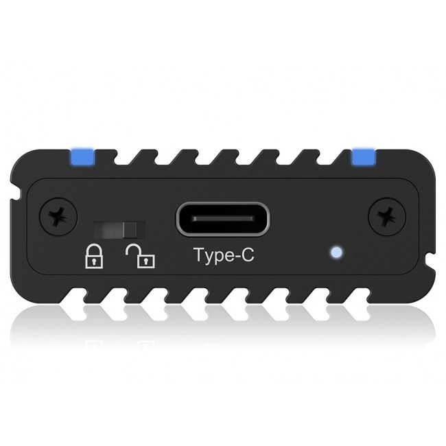 ICY BOX IB-1824ML-C31 SSD enclosure Black M.2