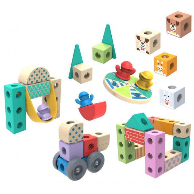 Melissa & Doug MDT BBN Blockables Town Pyst GML