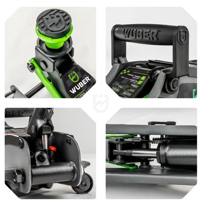 Low-profile car jack 80 360 mm 2.5 t W22001 WUBER