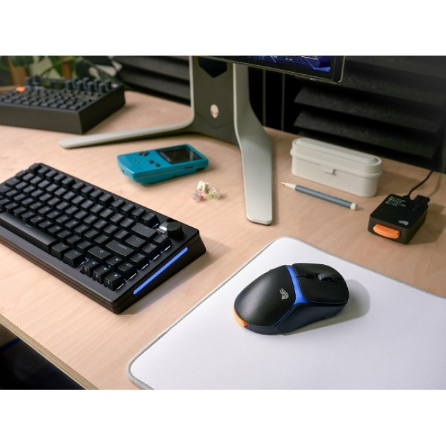 Glorious Gaming Model D3 Wireless Gaming Mouse - InfinitePlay Swappable Battery System, 8k Polling, 130M Click Optical Switches, Ultralight 69g, 30K DPI Optical Sensor, RGB - Black