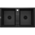 2-bowl granite sink