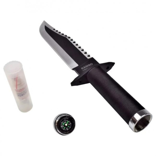 Rambo II Cinema Classic 400 mm knife with leather scabbard Rambo II Cinema Classic 400 mm knife with leather scabbard