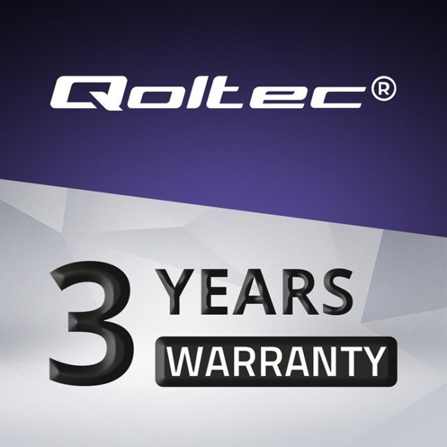Qoltec 51025 power adapter/inverter Black Qoltec 51025 power adapter/inverter Black