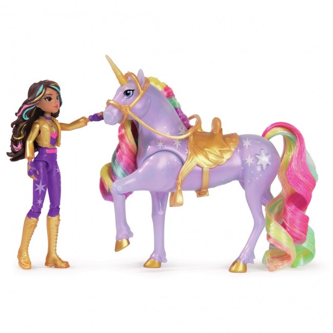 Unicorn Academy, Sophia & Light Magic Wildstar with Rainbow Light-up Effects, 2 Riding Accessories, Dolls & Unicorn Toys for Girls Ages 4 and up Unicorn Academy, Sophia & Light Magic Wildstar with Rainbow Light-up Effects, 2 Riding Accessories, Dolls & Unicorn Toys for Girls Ages 4 and up