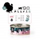 3COTY Turkey with spirulina - wet cat food - 80g