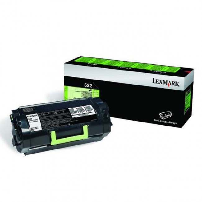 Lexmark 522 toner cartridge 1 pc(s) Original Black Lexmark 522 toner cartridge 1 pc(s) Original Black