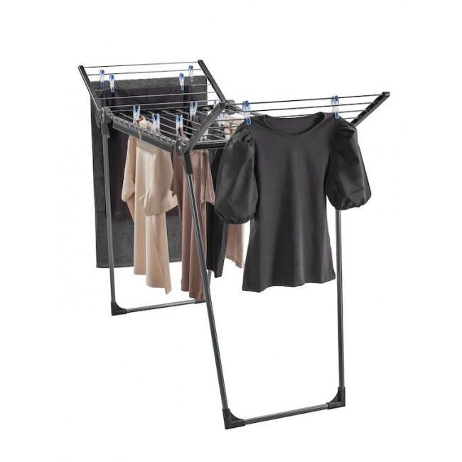 Pegasus 150 Solid Black LEIFHEIT upright dryer