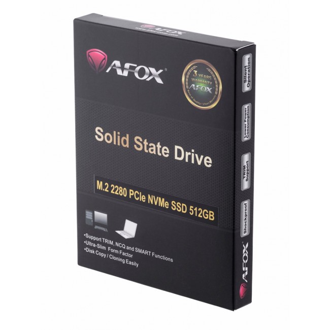 AFOX SSD M.2 PCI-EX4 512GB TLC 1,7 GB/S NVME AFOX SSD M.2 PCI-EX4 512GB TLC 1,7 GB/S NVME
