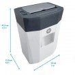 HP OneShred Auto 80CC paper shredder Cross shredding 68 dB 22 cm White HP OneShred Auto 80CC paper shredder Cross shredding 68 dB 22 cm White