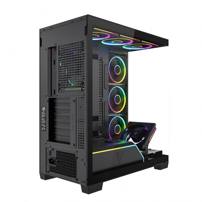 MODECOM VOLCANO STELLAR PLUS ARGB MIDI 8F BLACK