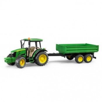 Bruder - John Deere 5115M mit Bordwandanh nger