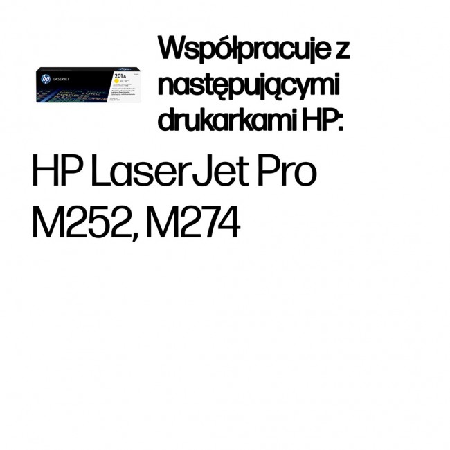 HP 201A Yellow Original LaserJet Toner Cartridge HP 201A Yellow Original LaserJet Toner Cartridge