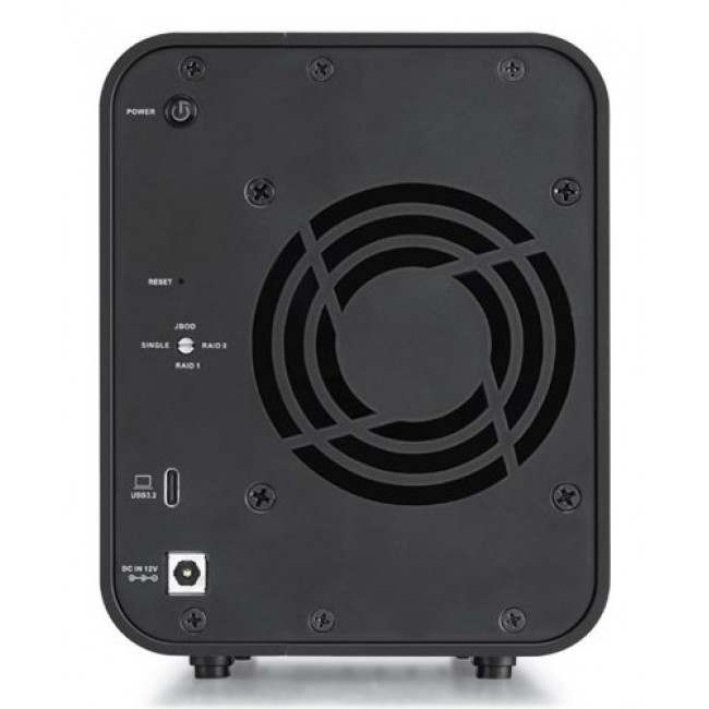TerraMaster D5 HYBRID disk array Desktop Black