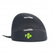 R-Go Tools Ergonomic mouse R-Go HE Break with break software, large (hand size 185 mm), right-handed, Wired, black