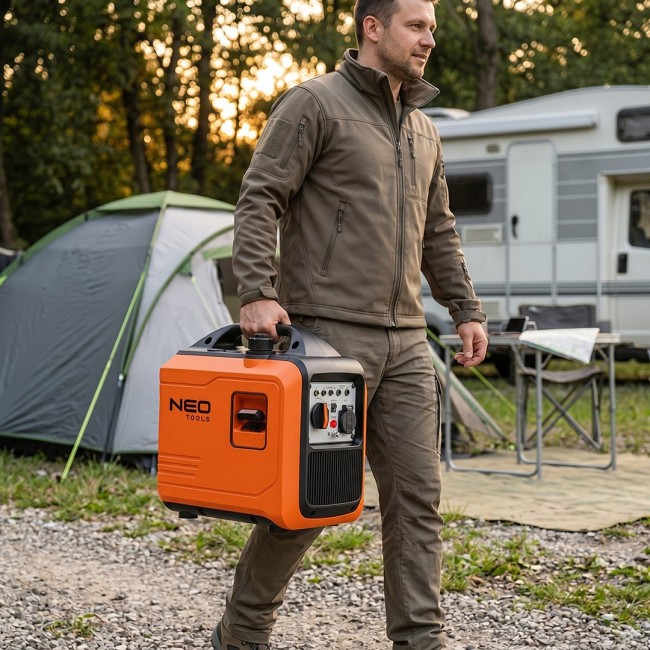 NEO TOOLS inverter generator 2000 W, orange/black