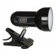 Activejet Clip-on desk lamp, black, metal, E27 thread Activejet Clip-on desk lamp, black, metal, E27 thread