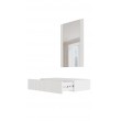 Dressing table with mirror PAFOS 80x41.6x100 white matte