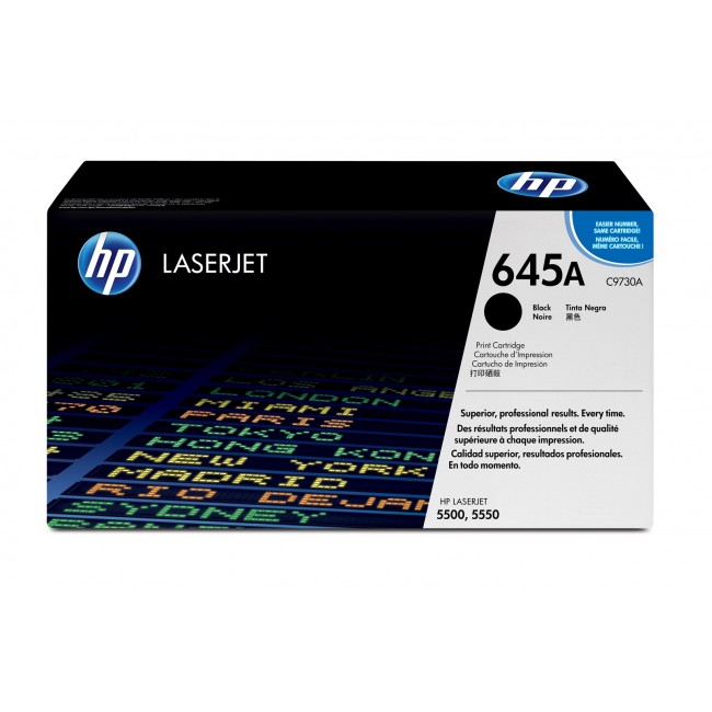 HP 645A Black Original LaserJet Toner Cartridge