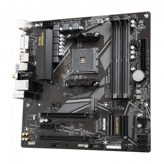 Gigabyte B550M DS3H Socket AM4 micro ATX AMD B550 Gigabyte B550M DS3H Socket AM4 micro ATX AMD B550