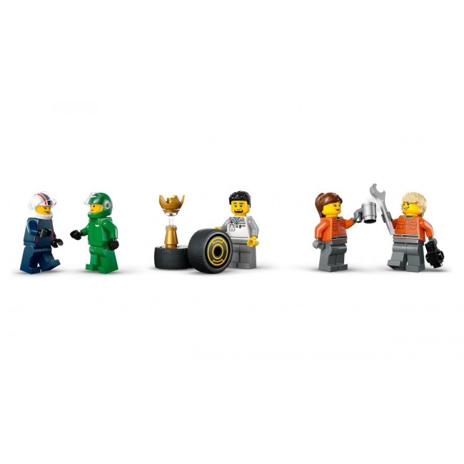 LEGO CITY 60445 F1 - Truck with RB20 & AMR24 F1 Cars