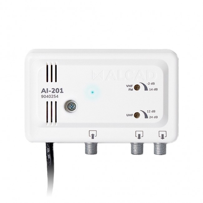 Antenna Amplifier (2 inputs) AI-201 ALCAD Antenna Amplifier (2 inputs) AI-201 ALCAD