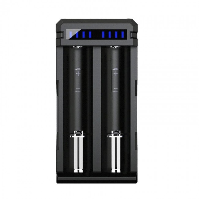 Battery charger Li-ion 18650 USB-C - 2 slots Battery charger Li-ion 18650 USB-C - 2 slots
