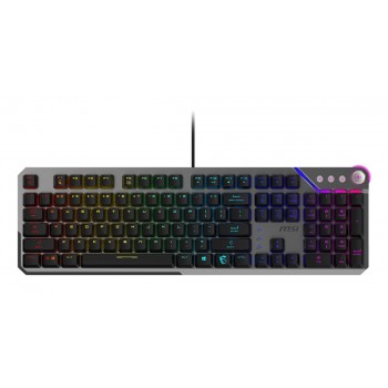 MSI STRIKE 600 SILEN keyboard Gaming USB QWERTY US English Black