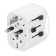 Gembird TPA-EU2A1C15-01-W Grounded universal travel power adapter, 15 W, white Gembird TPA-EU2A1C15-01-W Grounded universal travel power adapter, 15 W, white