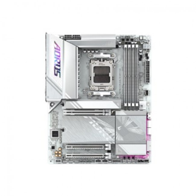 GIGABYTE X870E AORUS ELITE WIFI7 ICE Motherboard - Supports AMD Ryzen 9000 CPUs, 16+2+2 Phases Digital VRM, up to 8200Hz DDR5 (OC), 3xPCIe 5.0 + 1xPCIe 4.0, Wi-Fi 7, 2.5GbE LAN, USB 4 GIGABYTE X870E AORUS ELITE WIFI7 ICE Motherboard - Supports AMD Ryzen 9000 CPUs, 16+2+2 Phases Digital VRM, up to 8200Hz DDR5 (OC), 3xPCIe 5.0 + 1xPCIe 4.0, Wi-Fi 7, 2.5GbE LAN, USB 4
