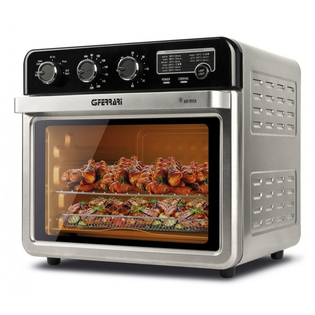 G3 Ferrari G10221 Hot air fryer single 32 l 2000 W Black, stainless steel G3 Ferrari G10221 Hot air fryer single 32 l 2000 W Black, stainless steel