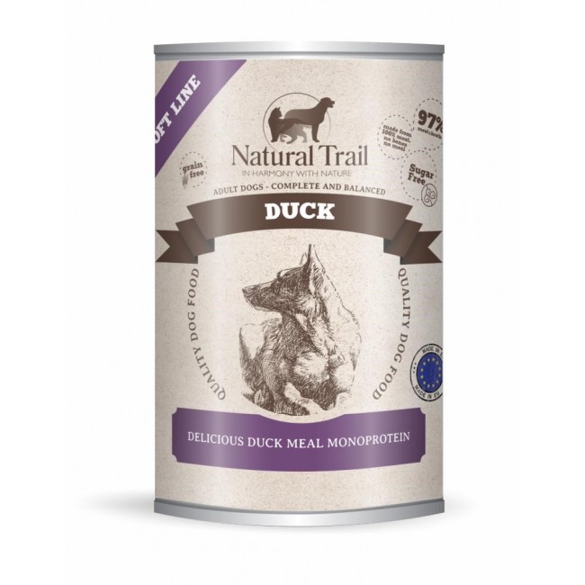 NATURAL TRAIL Duck Soft Line - wet dog food - 400g NATURAL TRAIL Duck Soft Line - wet dog food - 400g