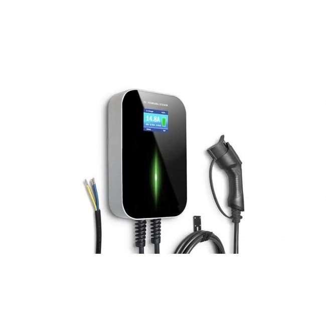 Extralink Electric car charger BS20-BC-22kW-APP Type 2 32A 22kW 3 phase, LCD screen, APP, 6,1m
