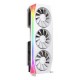 Graphics card. XFX Mercury RX 9070XT OC White G RGB 16