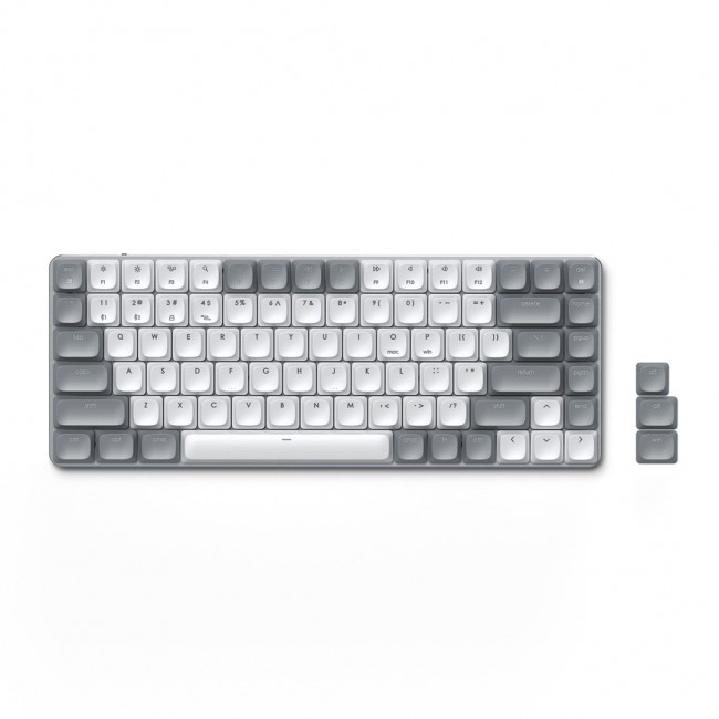 Satechi SM1 keyboard Office USB + Bluetooth QWERTY English Grey, White