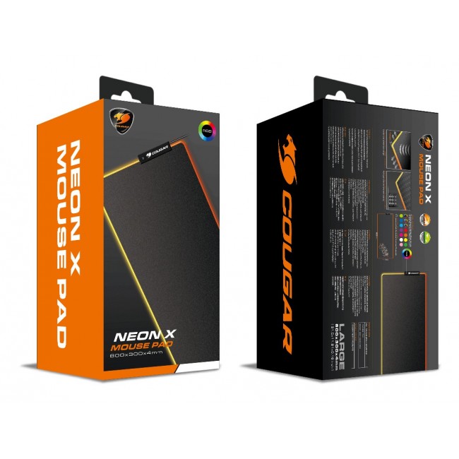 COUGAR Gaming Mouse Pad NEON X, ARGB, 800x300 COUGAR Gaming Mouse Pad NEON X, ARGB, 800x300