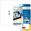 HERMA Labels A4 210x297 mm white paper glossy 25 pcs. HERMA Labels A4 210x297 mm white paper glossy 25 pcs.