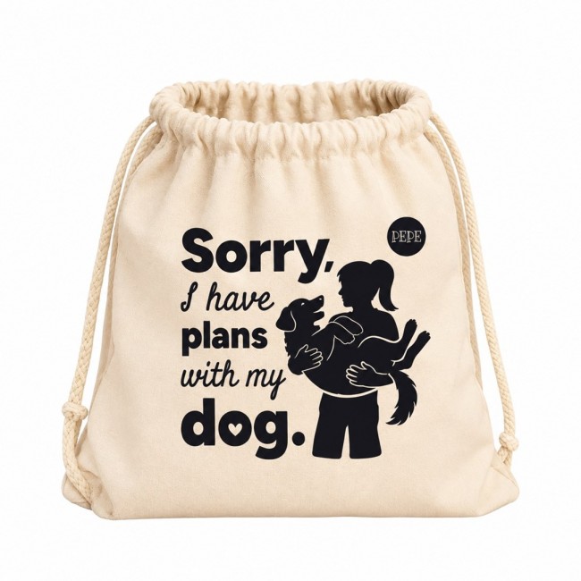 PAKA ZWIERZAKA Cotton bag black