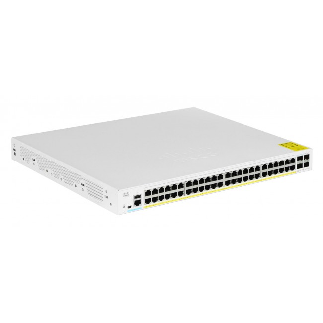 Cisco CBS350-48P-4G-EU network switch Managed L2/L3 Gigabit Ethernet (10/100/1000) Silver