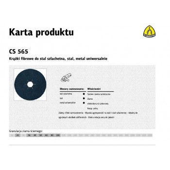 K.FIBRA KRĄ EK 125 gr. 40 CS565 /25szt METAL