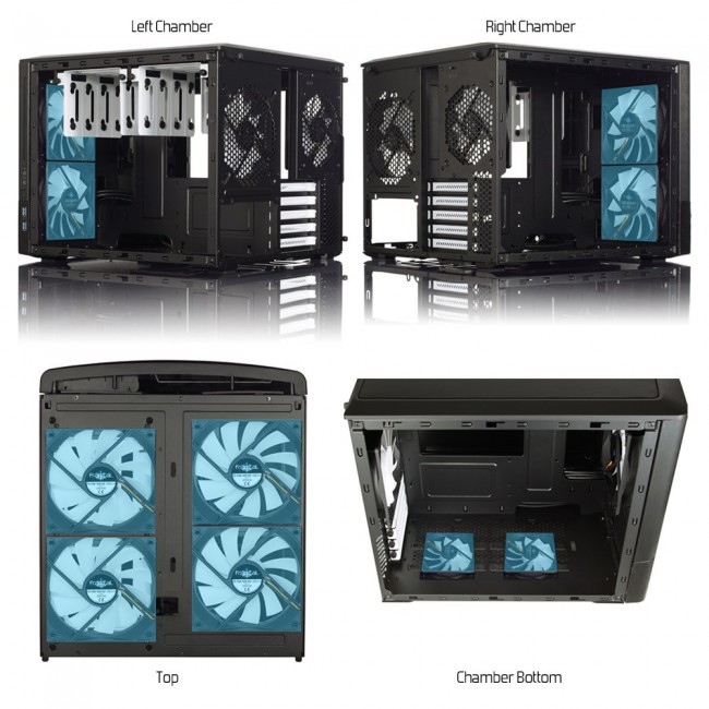 Fractal Design Node 804 Cube Black Fractal Design Node 804 Cube Black