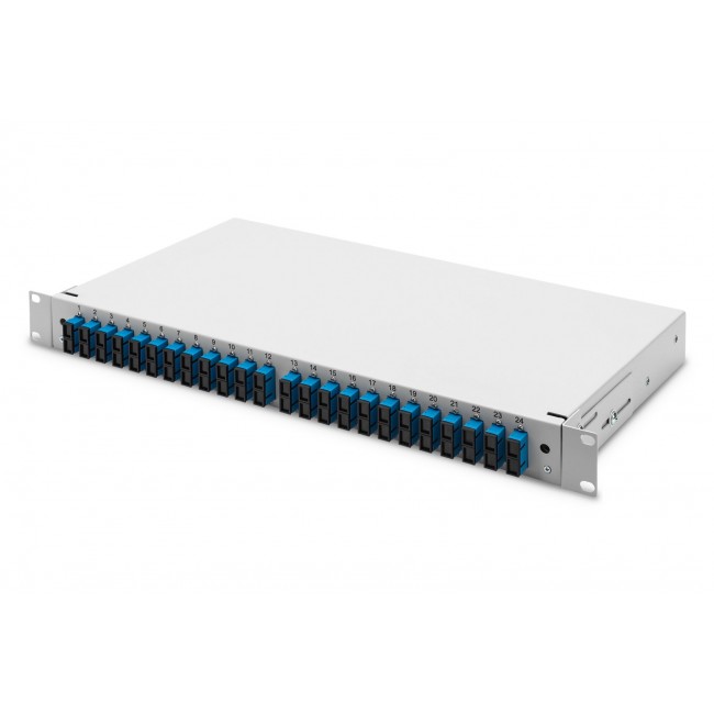 Digitus Fiber Optic Splice Box, Equipped, SC, OS2 Digitus Fiber Optic Splice Box, Equipped, SC, OS2