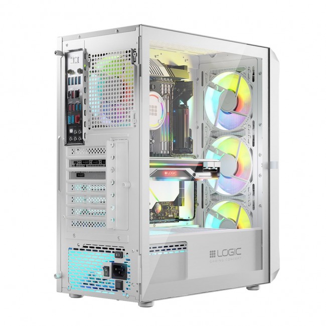 Logic PORTOS ARGB MINIDI USB 3.0 Case White Logic PORTOS ARGB MINIDI USB 3.0 Case White