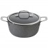 Induction pot with 2 handles and lid Ballarini Salina Granitium - 1.4 ltr