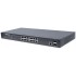 Intellinet 16-Port Gigabit Ethernet PoE+ Web-Managed Switch with 2 SFP Ports, IEEE 802.3at/af Power over Ethernet (PoE+/PoE) Compliant, 374 W, Endspan, 19