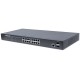 Intellinet 16-Port Gigabit Ethernet PoE+ Web-Managed Switch with 2 SFP Ports, IEEE 802.3at/af Power over Ethernet (PoE+/PoE) Compliant, 374 W, Endspan, 19