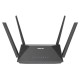 ASUS RT-AX52 AX1800 AiMesh wireless router Gigabit Ethernet Dual-band (2.4 GHz / 5 GHz) Black ASUS RT-AX52 AX1800 AiMesh wireless router Gigabit Ethernet Dual-band (2.4 GHz / 5 GHz) Black