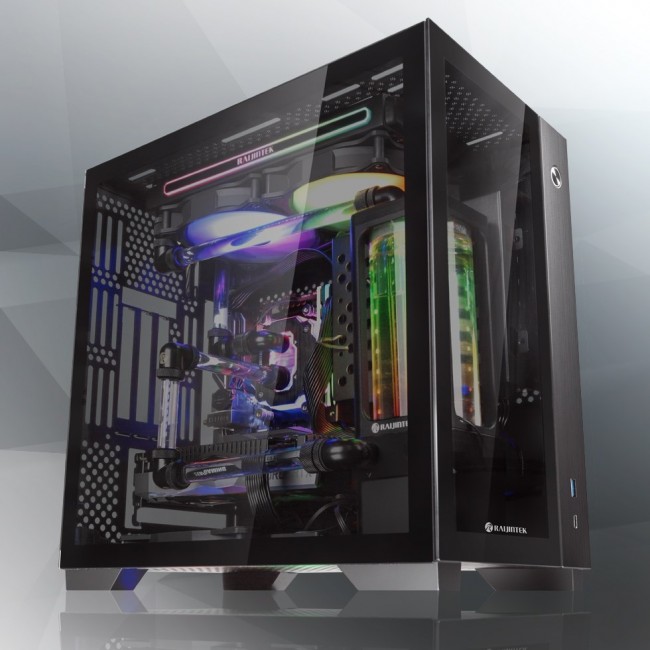 RAIJINTEK PAEAN Mini Mini Tower Black