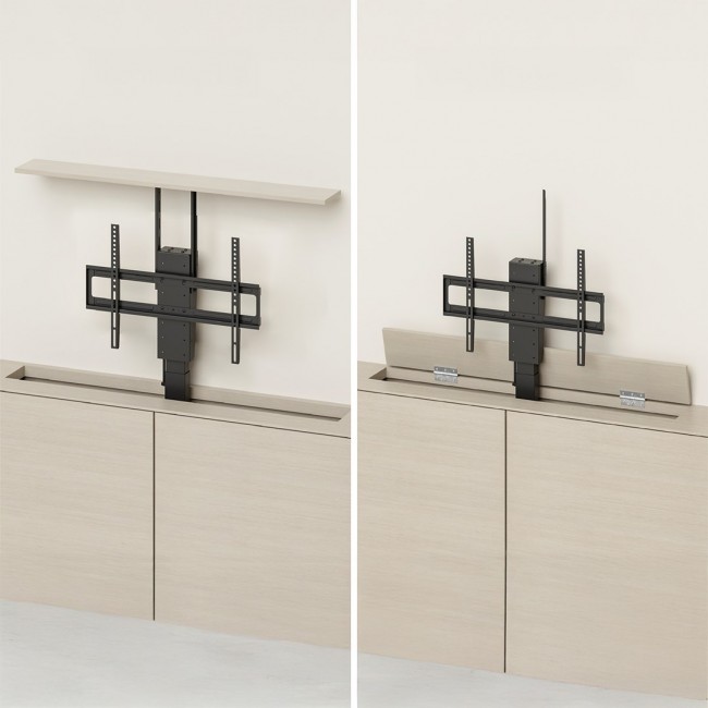 Maclean electric ceiling/floor mount, extendable, 43''-88'', VESA 600x400, max 60kg, 100-240V AC,50/60Hz