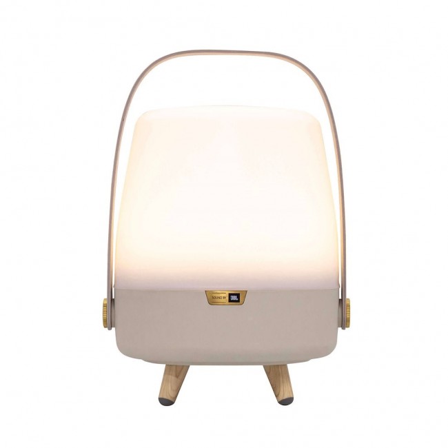 Kooduu Lite-up PLAY Mini Mono portable speaker Sand, White, Wood 8 W