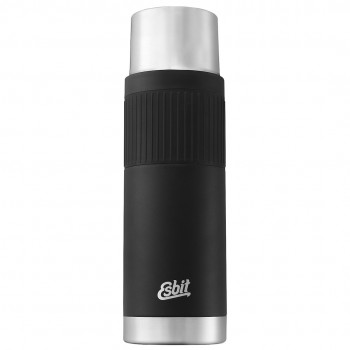 Termos Esbit Sculptor Vacuum Flask with Sleeve 1L - black